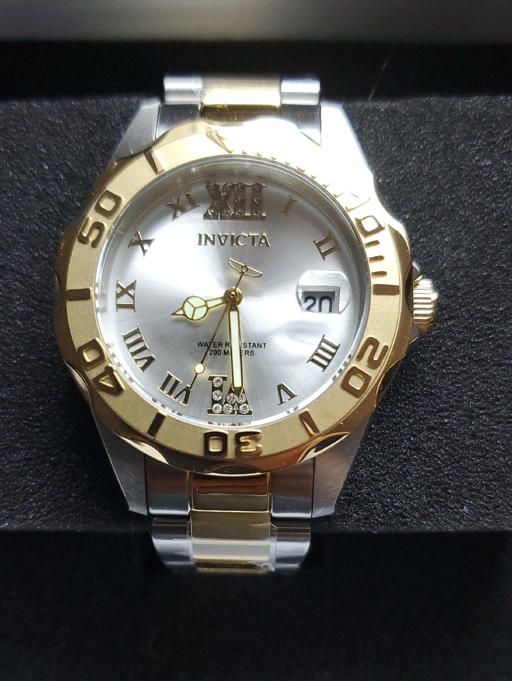 Invicta Two-Tone Gold and Silver Ladies Dive Watch